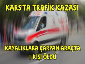 Kars'ta Trafik Kazası, 1 Ölü 