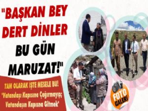 Başkan Çalkın, Kapı Kapı Gezip Dert Dinledi