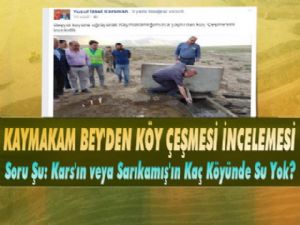 Kaymakam Beyden Köy Çeşmesini İnceledik Paylaşımı!