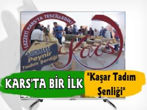 Kars'ta Kaşar Tadım Şenliği