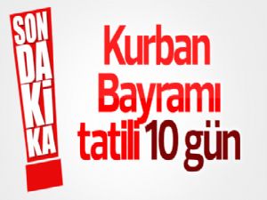 Bayram Tatili kararı ne Bakanlar Kurulu tatili kaç gün yaptı?