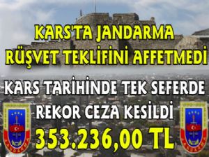 Kars'ta Rüşvet Teklif Eden İnsan Kaçakçılarına Ceza Yağdı