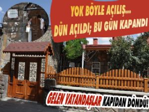 Bakan Arslan'ın Açılışını Dün Yaptığı Kitap Kafe Bugün Kapandı