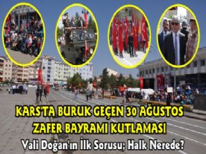 Kars'ta 30 Ağustos Zafer Bayramı Kutlaması