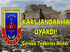 Jandarma'dan Güvenlik Tedbirleri Uyarısı