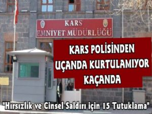 Kars Polisi 10 Günde 20 Aranan Suçluyu Yakaladı