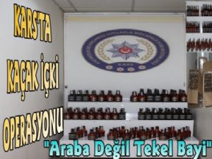 Kars'ta Şüpheli Araçtan 138 Şişe Kaçak İçki Çıktı