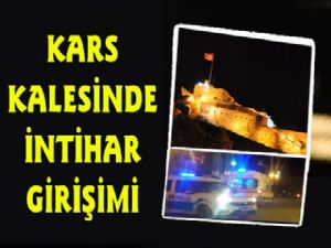 Kars Kalesinde İntihar Girişimi