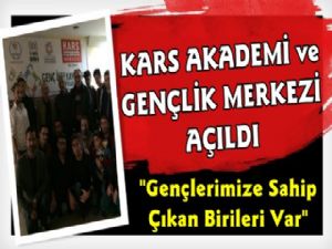 Kars Akademi ve Gençlik Merkezi Gençlere Sahip Çıkıyor