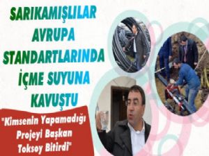 Sarıkamış Avrupa Standartlarında İçme Suyuna Kavuştu