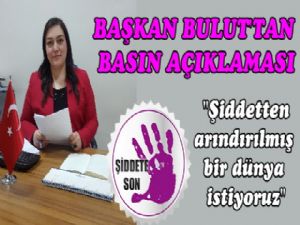 Başkan Ebru Bulut'un Basın Açıklaması