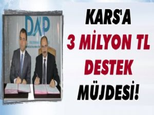 Kars'ta 5 Projeye 3 Milyon TL Destek