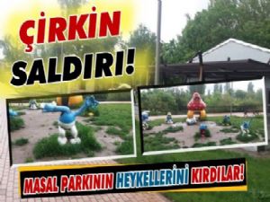 Kars Masal Parkına Çirkin Saldırı!