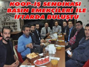 Kars'ta İşçi ve Basın Emekçileri İftarda Buluştu