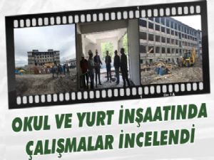 Arpaçay'da Okul ve Yurt İnşaatı Devam Ediyor