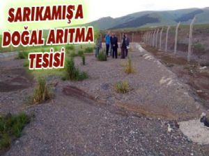 Sarıkamış'a Doğal Arıtma Tesisi