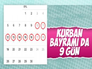 Kurban Bayramı Tatil Süresi Açıklandı!