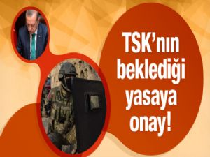 Cumhurbaşkanı Erdoğan, TSK Personel Kanunu'nu onayladı