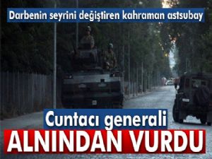 Darbenin seyrini değiştiren astsubay