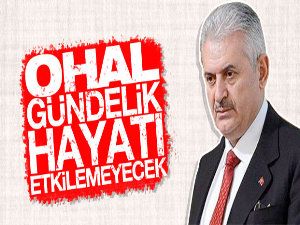 Başbakan Yıldırım'dan OHAL açıklaması