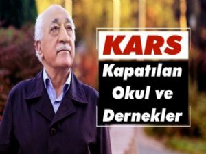 Kars'ta FETÖ Kurumları Kapatıldı!