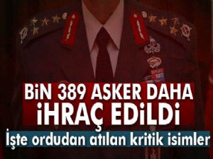 Bin 389 asker daha TSK'dan ihraç edildi