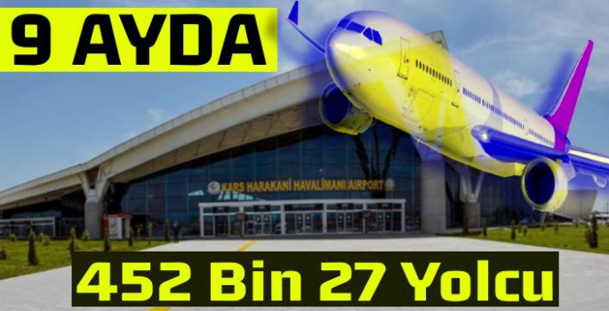 Harakani Havalimanı 9 Ayda 452 Bin 27 Yolcuya Hizmet Verdi