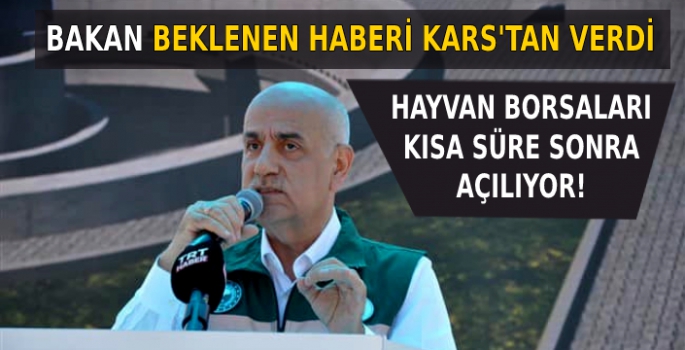 Hayvan Borsaları Kısa Süre İçerisinde Açılacak