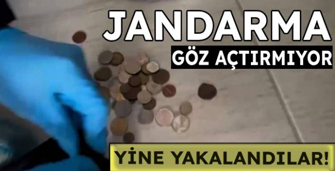 Jandarmadan sikke ve silah operasyonu