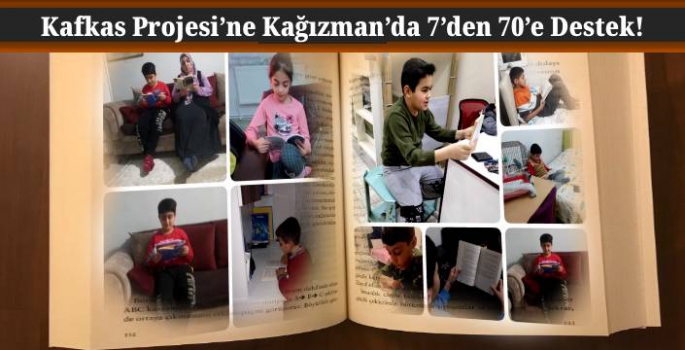 Kafkas Projesi'ne Kağızman'da 7'den 70'e Destek!