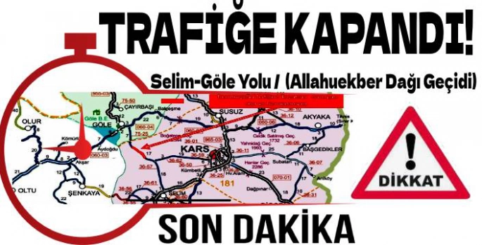 Kar, Bölgede Yolları Kapattı!