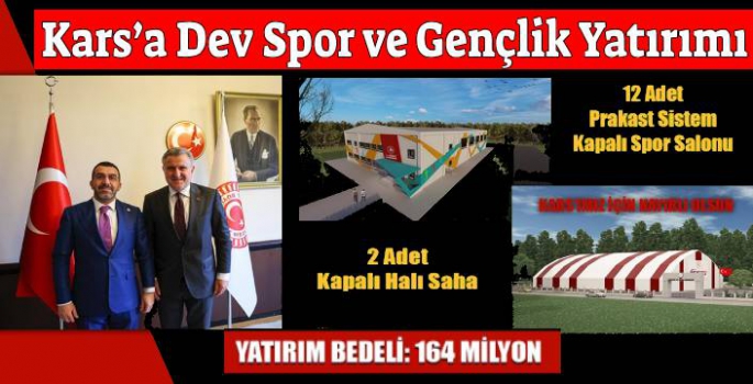 Kars'a Dev Spor ve Gençlik Yatırımı