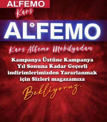 Kars Alfemo'da Yılın Son Fırsatlarını Kaçırmayın!