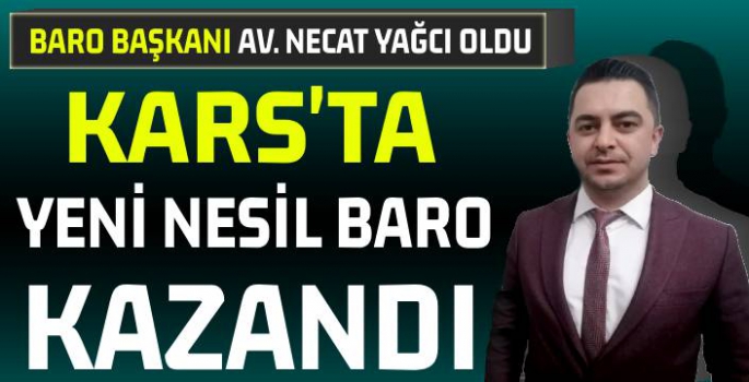 Kars Barosu Yeni Başkanı Necat Yağcı