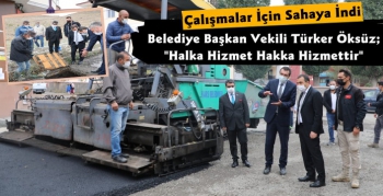 Kars Belediye Başkan Vekili Türker Öksüz Belediye Çalışmalarını İnceledi