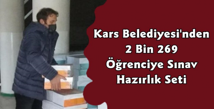 Kars Belediyesi'nden 2 Bin 269 Öğrenciye Kitap Desteği