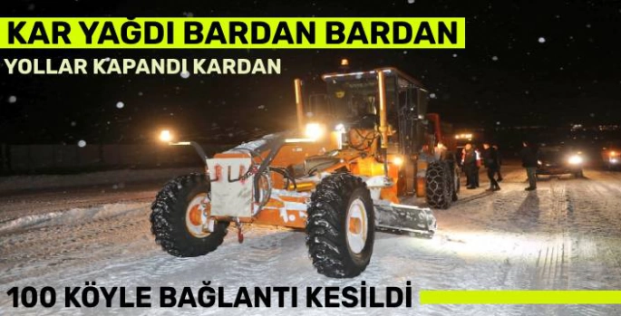 Kars'ın 100 Köyüyle Bağlantı Kesildi!