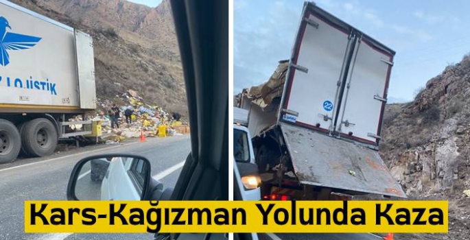 Kars Kağızman Yolunda Kaza