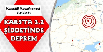 Kars'ta 3.2 Şiddetinde Deprem