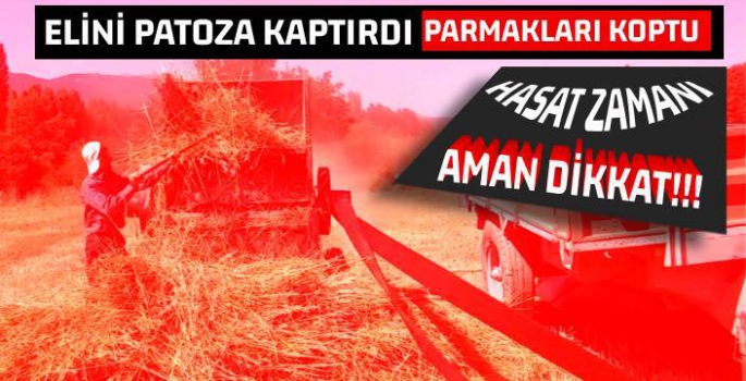 Kars'ta Bir Kadının Parmakları Koptu!