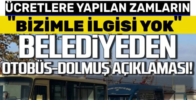 Kars'ta Dolmuşa Zam Geldi, Belediye 'Bizimle Alakası Yok' Dedi