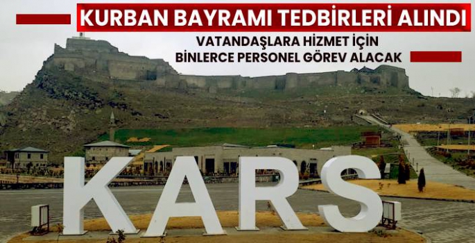 Kars'ta Kurban Bayramı Tedbirleri  