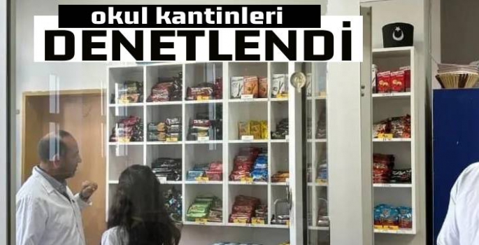 Kars'ta Okul Kantinleri Denetlendi