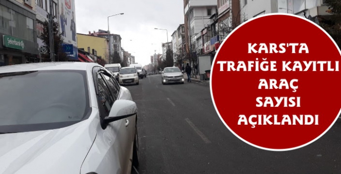 Kars'ta Trafiğe Kayıtlı Araç Sayısı 45 Bin 580'e Yükseldi