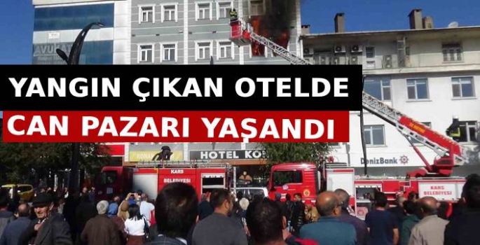 Kars'ta Yangın Paniğe Neden Oldu