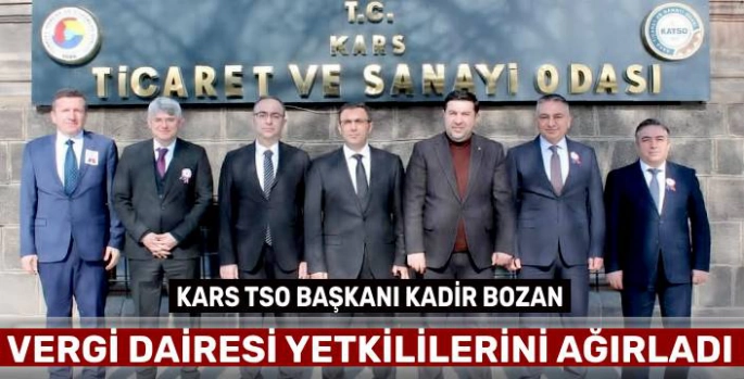 KARS TSO Başkanı, Vergi Dairesi Yetkililerini Ağırladı