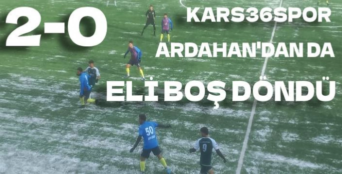 Karsspor Ardahan Deplasmanından Eli Boş Döndü!