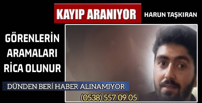 Kayıp Gençten Haber Alınamıyor