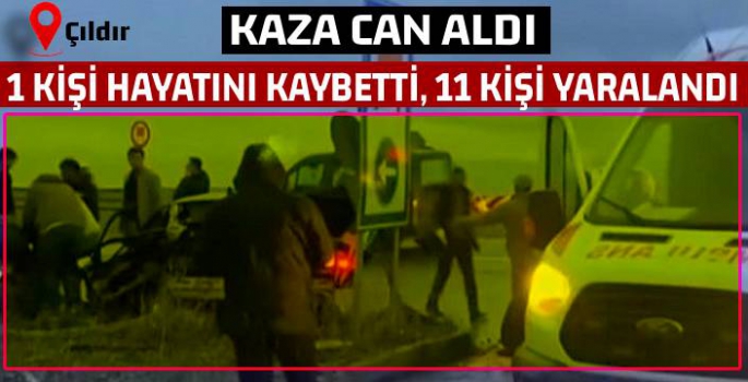 Kaza Can Aldı: 1 Ölü, 11 Yaralı