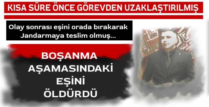 Kısa Süre Önce Görevden Uzaklaştırılan Uzman Çavuş, Eşini Öldürdü